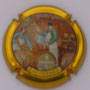 Marque : JACQUART N° Lambert : 12b - or jaune Couleur : Polychrome. contour or jaune Description : Le recoupage - petites lettres  Emplacement : 064-04-04