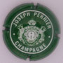 Marque : PERRIER Joseph N° Lambert : 67 Couleur : Vert et blanc - dessin plus fin Description : Etoile filante et nom de la marque dans cartouche rond  Emplacement : 