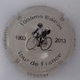 Marque : LOURDEAUX (château) N° Lambert : 20b Couleur : gris et noir Description : 2013 - 100ème édition du Tour de France du centenaire  Emplacement : 
