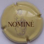 Marque : NOMINE N° Lambert : 1 Couleur : Crème. Dessin foncé Description : Nom de la marque  Emplacement : 