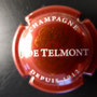 Marque : TELMONT J (de) N° Lambert : NR Couleur : Fond Bordeaux, Or orangé Description : Nom de la marque sur un   heaume orangé  Emplacement : 102-02-01 