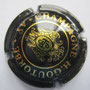 Marque : GOUTORBE H  N° Lambert : 4 Couleur : Bleu noir Description : Initiales dans armoiries  Emplacement : 