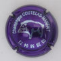  Marque : COUTELAS - MANFAIT N° Lambert : 1ad Couleur : Fond violet métallisé Description :  Sanglier - Nom de la marque dans un cercle  Emplacement : 
