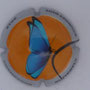 Marque : SOURDET - DIOT N° Lambert : NR3 Couleur : Polychrome Description : Papillon - nom de la marque  Emplacement : 