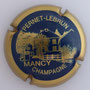 Marque : PERNET - LEBRUN N° Lambert : 6c Couleur : Fond bleu, contour or Description : Maisons Emplacement : 