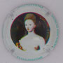 Marque : DEROUSSY - DUBOIS N° Lambert : 12d Couleur : Polychrome Description : Gabrielle d'Estrée - nom de la marque Emplacement :