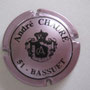 Marque : CHAURE André N° Lambert : 19 Couleur : Prune et marron Description : Lettres CA dans armoiries  Emplacement : 024-06-01