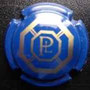 Marque : LANDREAT Philippe N∞ Lambert : 2 Couleur : Bleu et or Description : Initiales PL dans un octogone  Emplacement : 