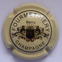Marque :  FOURMET - HERY N° Lambert : 1 Couleur :  Crème et Noir  Description : Initiales FH dans un blason couronné soutenu par deux lions - nom de la marque  Emplacement : 