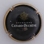 Marque : CANARD - DUCHENE N° Lambert : 77d Couleur : Noir, contour or  Description : Armoiries - nom de la marque  Emplacement : 
