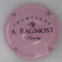Marque : BAGNOST Arnaud N° Lambert : 18 Couleur : Rose et noir Description : Initiales stylisées au dessus du nom de la marque  Emplacement : 