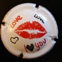 Marque : GENERIQUE  N° Lambert : 823 Couleur : Fond blanc Description : Bouche  et inscription I love you  Ref perso : 931-04-01