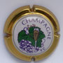 Marque : GENERIQUE  N° Lambert : 606a Couleur : or Description : Coupe, feuille et grappe. Inscription F.C  Ref perso : 
