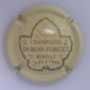 Marque : DUBOIS - FORGET N° Lambert : 1 Couleur : Crème Description : Feuille de vigne - nom de la marque Emplacement : 