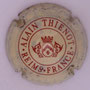 Marque : THIENOT Alain N° Lambert : 1 Couleur : Gris, Crème et bordeaux Description : Blason et nom de la marque  Emplacement : 