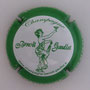 Marque : GAULLET Benoit N° Lambert : 1 Couleur : Contour vert Description : Femme tenant une coupe de champagne - nom de la marque  Emplacement : 