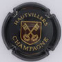 Marque : HAUTVILLERS N° Lambert : 28a Couleur : Petit écusson. Noir, or et marron Description : Blason avec deux clés  Emplacement : 