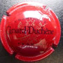 Marque : CANARD - DUCHENE N° Lambert : 75d clair Couleur : Rouge clair , écusson doré Description : Armoiries, petit sabre, petites lettres   Emplacement :