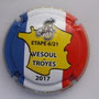 Marque : CLERGEOT Daniel N° Lambert : NR Couleur : Fond marron Description : Tour de France 2017 - Vesoul - Troyes - nom de la marque  Ref perso :