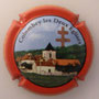 Marque : BARFONTARC (de) N° Lambert : 7a Couleur : Polychrome, contour rouge Description : Colombey les 2 Eglises - nom de la marque  Emplacement :