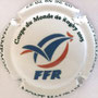 Marque : MONT HAUBAN (du) N° Lambert : 20 Couleur : Fond blanc - France "Le Coq" Description : Coupe du monde de rugby 2015 - Nom de la marque Emplacement : 