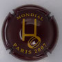 Marque : COLLARD - TRUCHON  N° Lambert : 14 Couleur : Marron et or  Description : Coupe du monde Rugby 2007 - Paris Emplacement : 