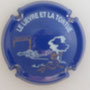 Marque : BARON Albert N° Lambert : 8 Couleur : Fond bleu foncé Description : Le lièvre et la tortue - nom de la marque  Emplacement :
