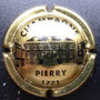 Marque :  GOBILLARD Bruno N° Lambert : 6 Couleur :  Or et noir striée Description : Bâtiment - Pierry  Emplacement : 