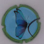 Marque : SOURDET - DIOT N° Lambert : NR6 Couleur : Polychrome Description : Papillon - nom de la marque  Emplacement : 