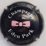 Marque : SACY LOUIS (de) N° Lambert : 3 Couleur : Bleu nuit, lettres blanches, dessin rose Description : Eden Park  Emplacement : 