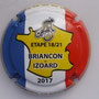 Marque : CLERGEOT Daniel N° Lambert : NR Couleur : Fond marron Description : Tour de France 2017 - Briançon - Izoard - nom de la marque  Ref perso :