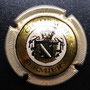 Marque : SERMIERS N° Lambert : 7 Couleur : Contour or, striée Description : Blason couronné - nom de la marque   Emplacement : 