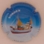 Marque : ANSEL - LEMAIRE N° Lambert : 13e1 Couleur : Polychrome, fond bleu Description : Norden  Ref perso : 
