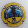 Marque : ROUYER Philippe N° Lambert : 110f Couleur : Jaune, noir et blanc, contour noir Description : Portrait de Tom Boonen vainqueur Tour des Flandres 2005 - 2006 et 2012  - nom de la marque sur le contour  Emplacement : 