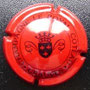 Marque :  ROYAL COTEAU N° Lambert : 5 Couleur :  Rouge et Or Description : Blason contenant 3 fleurs de lys surmonté d'une couronne    Emplacement : 