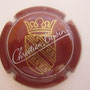 Marque : BUSIN Christian N∞ Lambert : 6 Couleur : Bordeaux Description : Signature du producteur sur un blason surmonté d'une couronne  Emplacement : 018-04-01