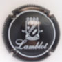Marque : LAMBLOT N° Lambert : 2 Couleur : Noir et blanc Description : Nom de la marque dans un blason   Emplacement : 