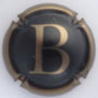 Marque : BAROVILLE N° Lambert : 2 Couleur : Noir et Or Description : Lettre "B" - nom de la marque sur le pourtour Emplacement :