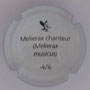 Marque : MARTIN - GLOD N° Lambert : 1c  verso Couleur : Fond Blanc Description : Melierax chanteur - Nom de la marque sur le pourtour  Emplacement : 