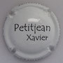 Marque : PETITJEAN Xavier N° Lambert : 7a Couleur : Blanc et noir Description : Nom de la marque  Emplacement : 