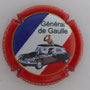 Marque : BARFONTARC (de) N° Lambert : 11b Couleur : Polychrome, contour rouge Description : La DS du Général de Gaulle - nom de la marque  Emplacement :