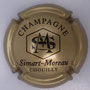 Marque : SIMART - MOREAU N° Lambert : 3 Couleur : Or et noir Description : Initiales SF dans un losange - nom de la marque Emplacement : 