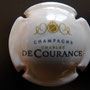 Marque : COURANCE (de) Charles N° Lambert : 2 Couleur : Crème, or et noir Description :  Nom du producteur. Lettres épaisses, cartouche gris  Emplacement : 032-06-02