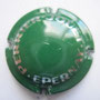 Marque : PERRIER - JOUET N° Lambert : 60 Couleur : Vert et métal Description : Nom de la marque inscrit en cercle   Emplacement : 