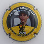 Marque : ROUYER Philippe N° Lambert : 110f Couleur : Jaune, noir et blanc, contour noir Description : Portrait de Philippe Gilbert vainqueur Tour des Flandres 2017 - nom de la marque sur le contour  Emplacement : 