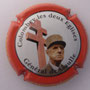 Marque : BARFONTARC (de) N° Lambert : 6a Couleur : Polychrome, contour rouge Description : Général de Gaulle - Colombey les 2 Eglises - nom de la marque  Emplacement :
