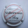 Marque : VOLLEREAUX N° Lambert : 1 Couleur :  Blanc, Noir et Rouge Description : Nom de la marque barré de quatre traits obliques  Emplacement : 106-06-05