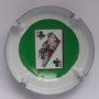 Marque : GENERIQUE  N° Lambert : 824b Couleur : Polychrome Description : Jeton de 50 - dame de trèfle  Emplacement : 