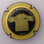 Marque : FAY Michel N° Lambert : NR Couleur : Polychrome, contour jaune Description : Tour de France - premier maillot jaune 1919  - nom de la marque Emplacement : 