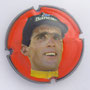 Marque : CT  N° Lambert : NR Couleur : Polychrome, contour noir  Description : Miguell Indurain - initiales CT au verso   Ref perso : 
